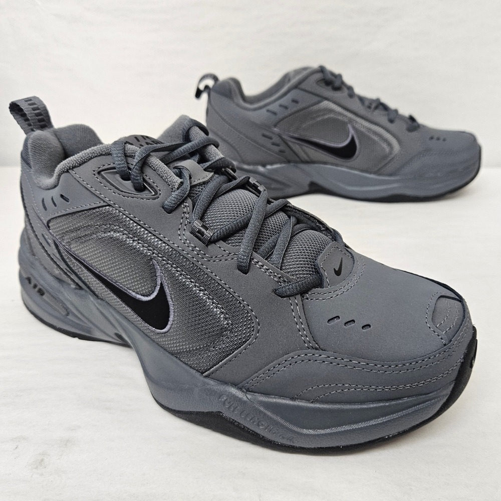 Nike‎ Air Monarch IV Training Shoes 415445-020 Dark Grey Black Men's Size 8.5